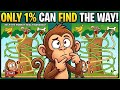 Only 1% Can Spot the Right Path! Fun Puzzles with Chat 🕵️♂️ #Puzzles #BrainTeasers #LiveGames
