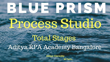 Total Stages in Blue Prism Process Studio  1001 RPA Training in Bangalore BTM Layout