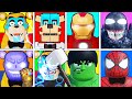 TROVA TUTTI I FIGLI SUPEREROI di FNAF su MORPH SIMULATOR su ROBLOX ITA!!