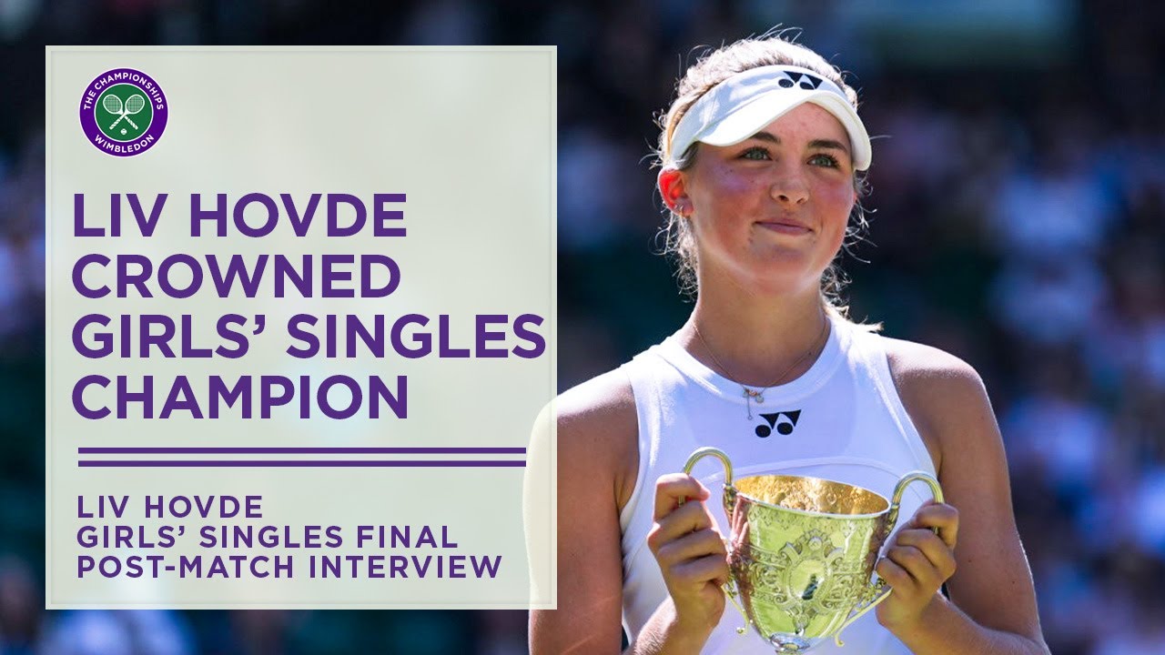 Liv Hovde Wins Girls Singles Final Wimbledon 2022