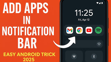 Add Any App to Notification Panel | No Root Needed!
