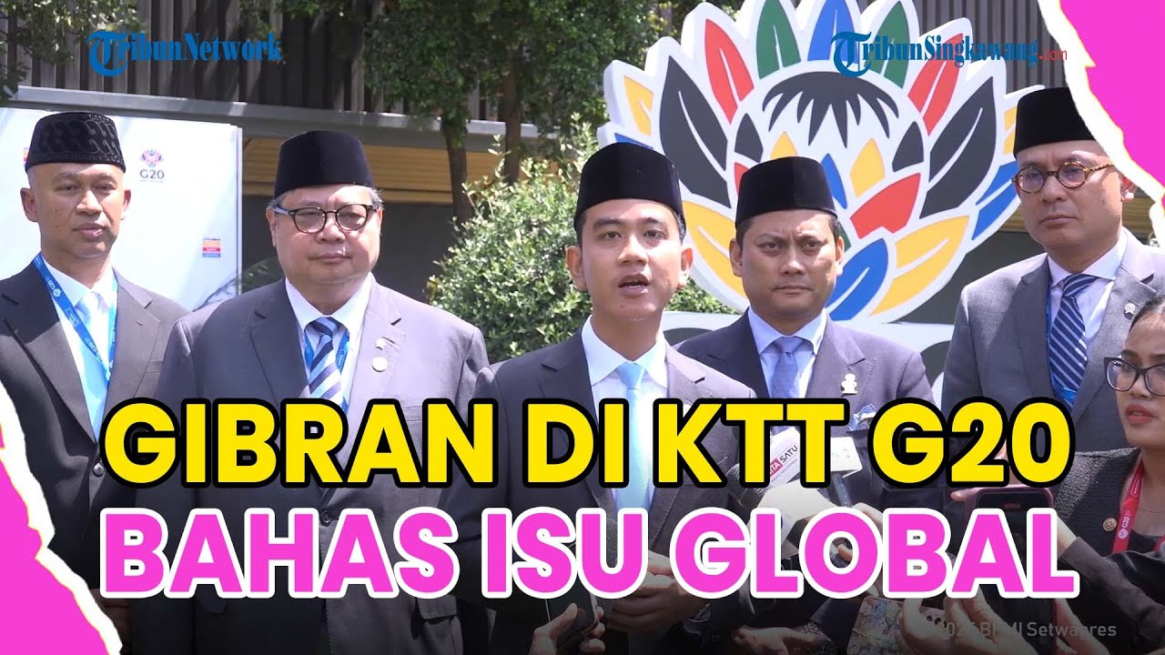 ®️🔴 UPDATE❗GIBRAN TIBA USAI HADIRI KTT G20, WAPRES RI UNGKAP ALASAN GANTIKAN PRESIDEN PRABOWO