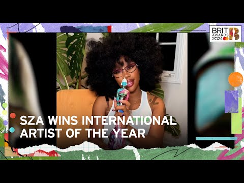 SZA Wins International Artist Of The Year | The BRIT Awards 2024