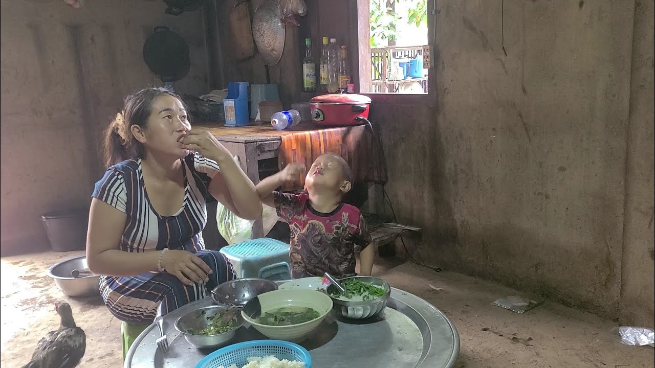 Tas kis no hau kiav rog  zaub ntsuab noj mab qab kawg li o