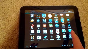 HP Touchpad Running Android 4.0 (CyanogenMod9)
