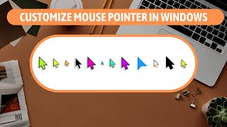 Customize Mouse Pointer in Windows 10 | System and Custom Themes!