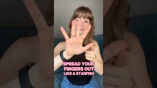 Starfish breathing for anxiety relief