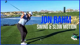 Watch Jon Rahm Shallow Swing \& Slow Motion 2021