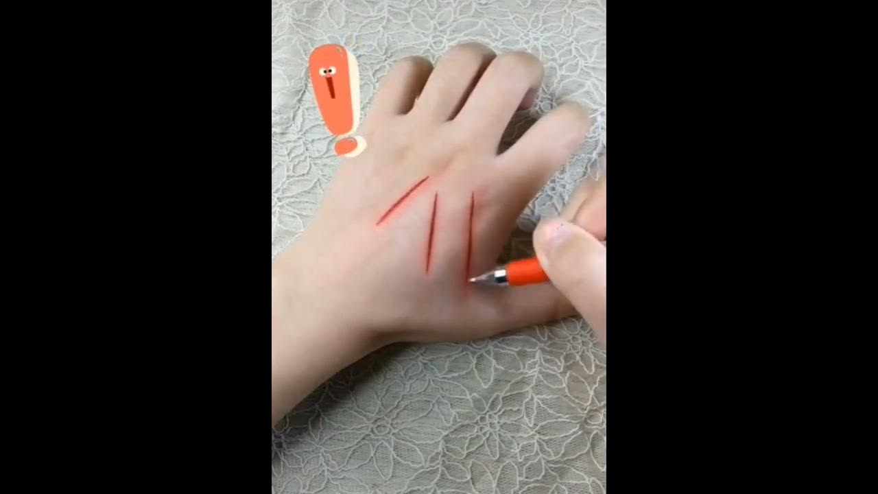 Fake Cut Tutorial Only Using PEN [Short video] YouTube