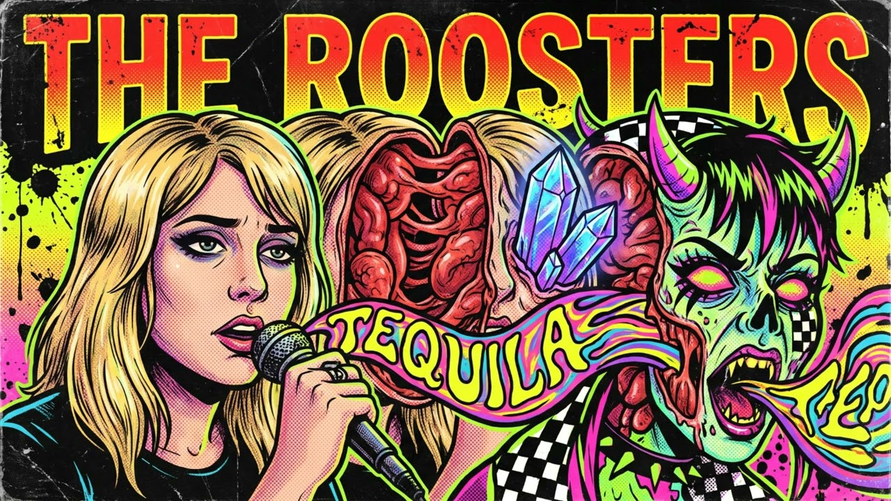 THE ROOSTERS - TEQUILA (SKA PUNK Cover) | 狂気のRJBポップアート