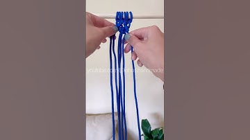 Try this macrame diamond pattern for you diy macrame wall hanging