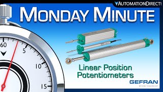 GEFRAN Linear Potentiometers - Monday Minute at AutomationDirect