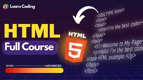 HTML5 Full Course in Hindi | Web Development | Learn Coding