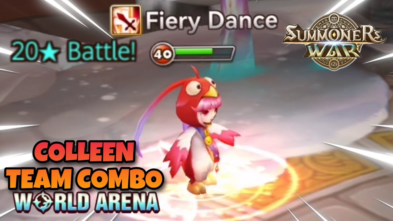 Colleen Team Combo in World Arena - Summoners War