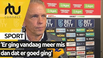 Reactie Edward Sturing na Vitesse - Sparta Rotterdam | RTV Connect