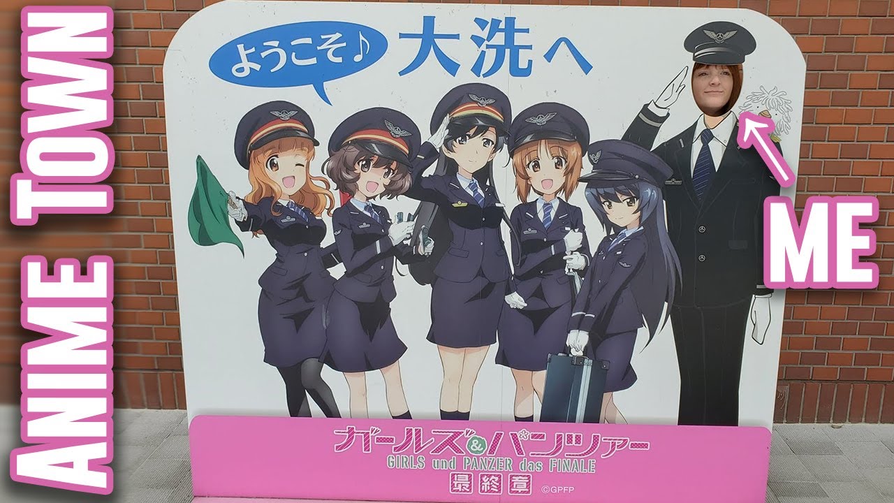 Anime Pilgrimage To Oarai Ibaraki Girls Und Panzer Town Youtube