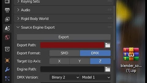 Install Blender source tools | Установка Blender source tools