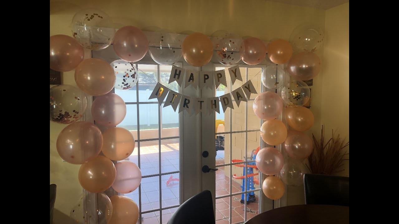Rose Gold Confetti Balloons 50 pack, 12 Inch Latex Party Balloons with ...