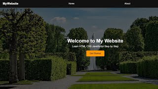 HTML CSS JavaScript Class 8  Real Website Home Page Design 😱