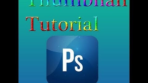 Photoshop CS5 Thumbnail Tutorial (MAC)