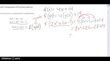 Deltamath: COmposition of Functions (with x)