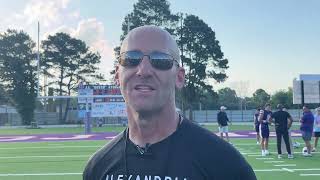 Alexandria coach Thomas Bachman shares takeaways from high-profile spring scrimmage vs St. Augustine