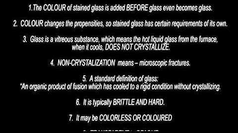 Stained Glass tutorials, making you an expert   Part 1 of 2 color