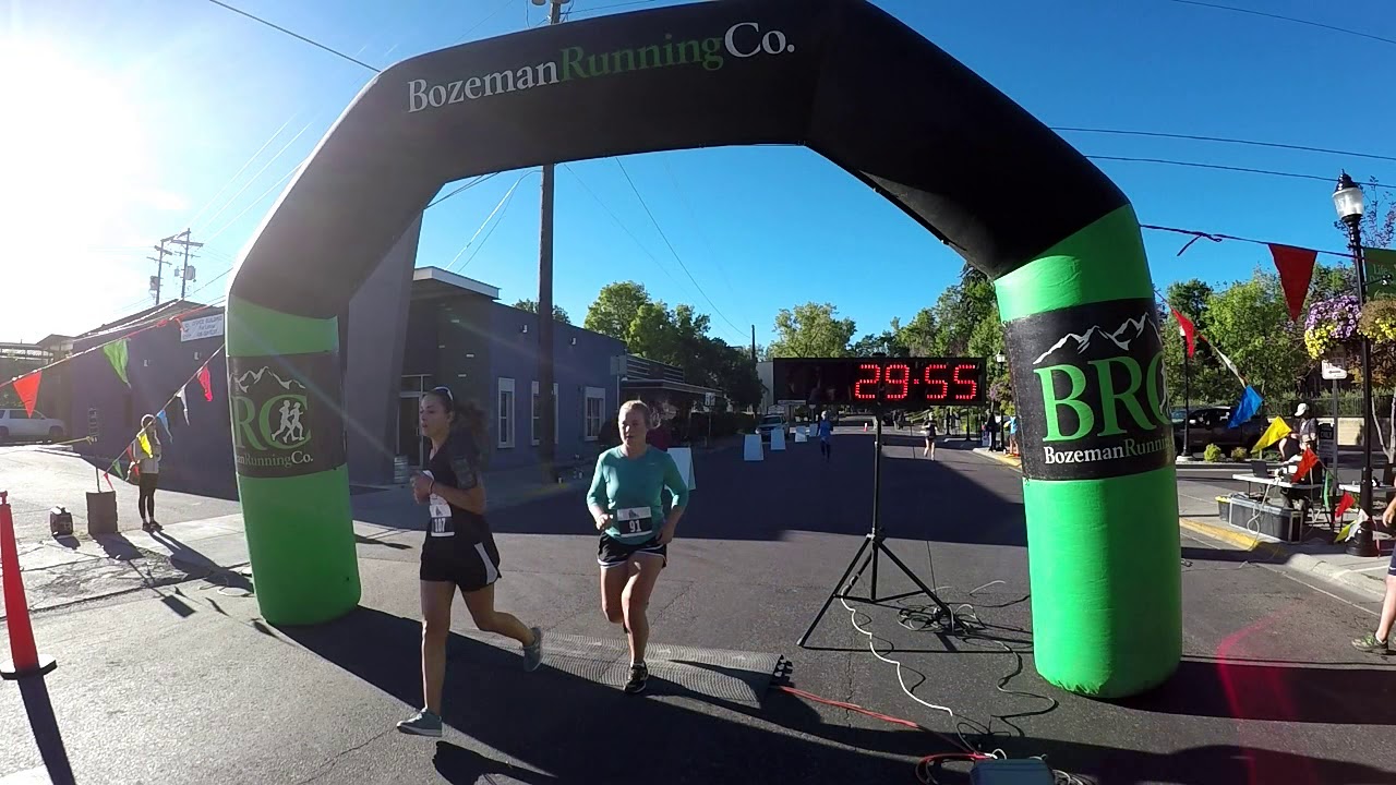 2016 Bozeman 5k Finish YouTube