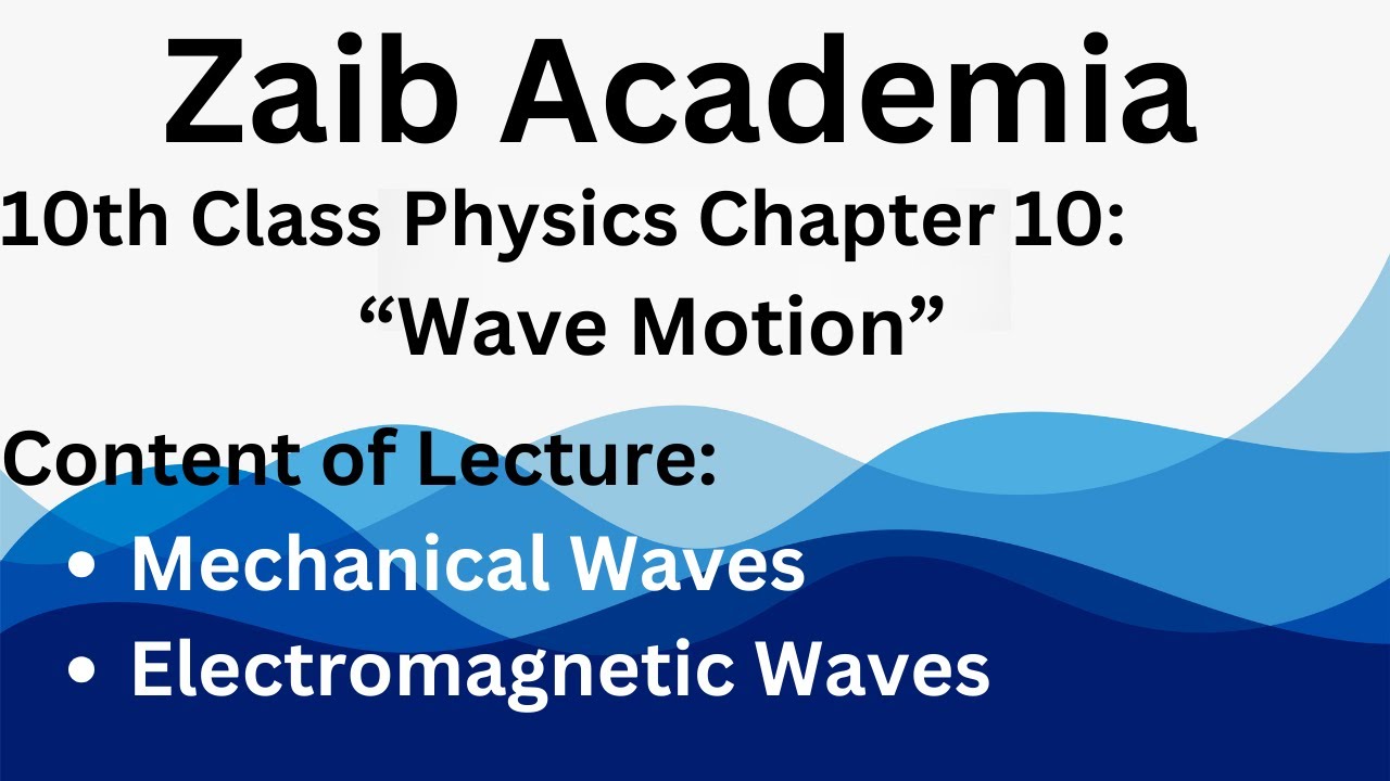 10th Class Physics | Chapter 10 | Simple Harmonic Motion and Waves ...
