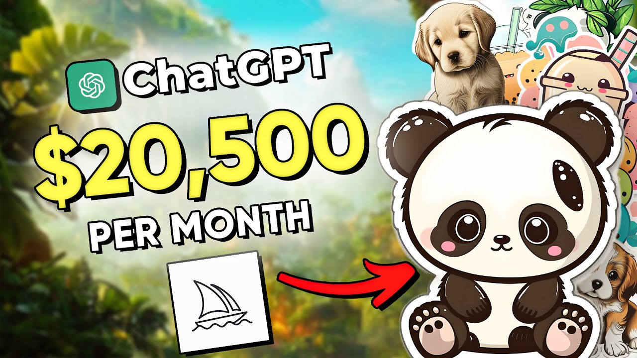 How To Make PASSIVE INCOME By Using With ChatGPT & Midjourney AI?(2023 ...