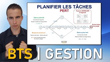 Révisions MGUC | Comment faire un PERT en planification des tâches ? | AIDE BTS MUC