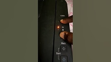 How to reset canon G2000 printer