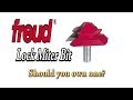 Should you own one?    - Freud Lock Miter Router Bit-