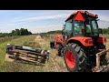 A CRIMPING A DAY KEEPS THE WEEDS AWAY?? Kioti NS6010 hst cab field work