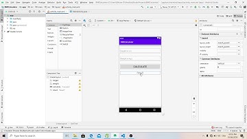 BMI calculator in android studio