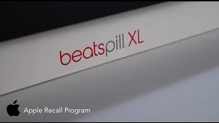 beats pill xl speaker recall program