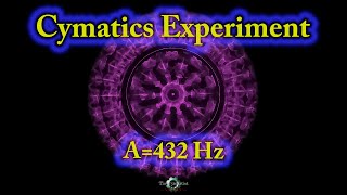 CYMATICS-CIMATICA-CYMATIC: Experiment 12 (432 Hz)
