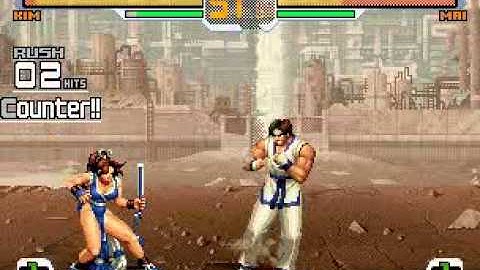 SNK vs. Capcom: Chaos - Kim Kaphwan vs. Mai Shiranui
