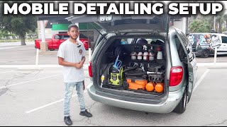 My 3rd Detailing Setup - Rivera Mobile Detailing