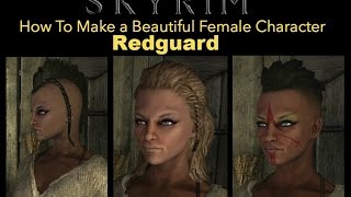 Skyrim Special Edition - How To Make a Good Looking Character - Redguard Female Skyrim Special Edition - How To Make a Good Looking Character - Redguard Female