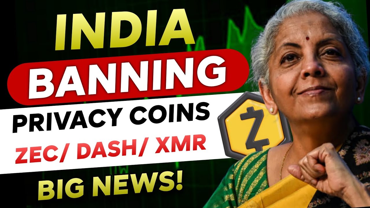 🛑 India Cracks Down on Privacy Crypto Coins | Tighten Crypto Rules ...