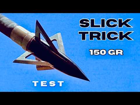 SLICK TRICK 150 gr  BROADHEAD TEST #elitearchery #ravincrossbows