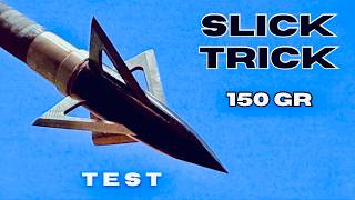 SLICK TRICK 150 gr  BROADHEAD TEST #elitearchery #ravincrossbows