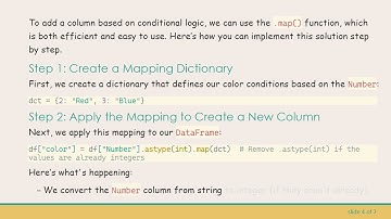How to Add a Column to a Pandas DataFrame with a Condition