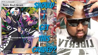 Pokemon Card Grading Series - Full Art Team Skull Grunt (Sun & Moon Base Set)