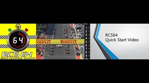 RCS64 v4 - Quick Start Video