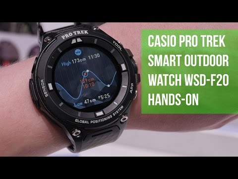 Casio Pro Trek Smart Outdoor Watch WSD-F20 Hands-on - YouTube