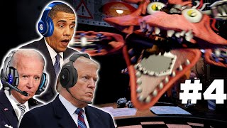 US Presidents Play Five Nights at Freddys 2 (FNAF 2) Part 4