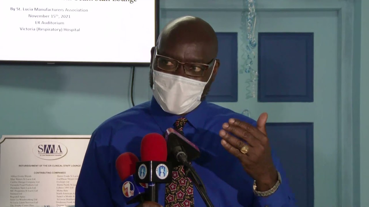 Refurbished ER clinical staff lounge at the Victoria Respiratory Hospital