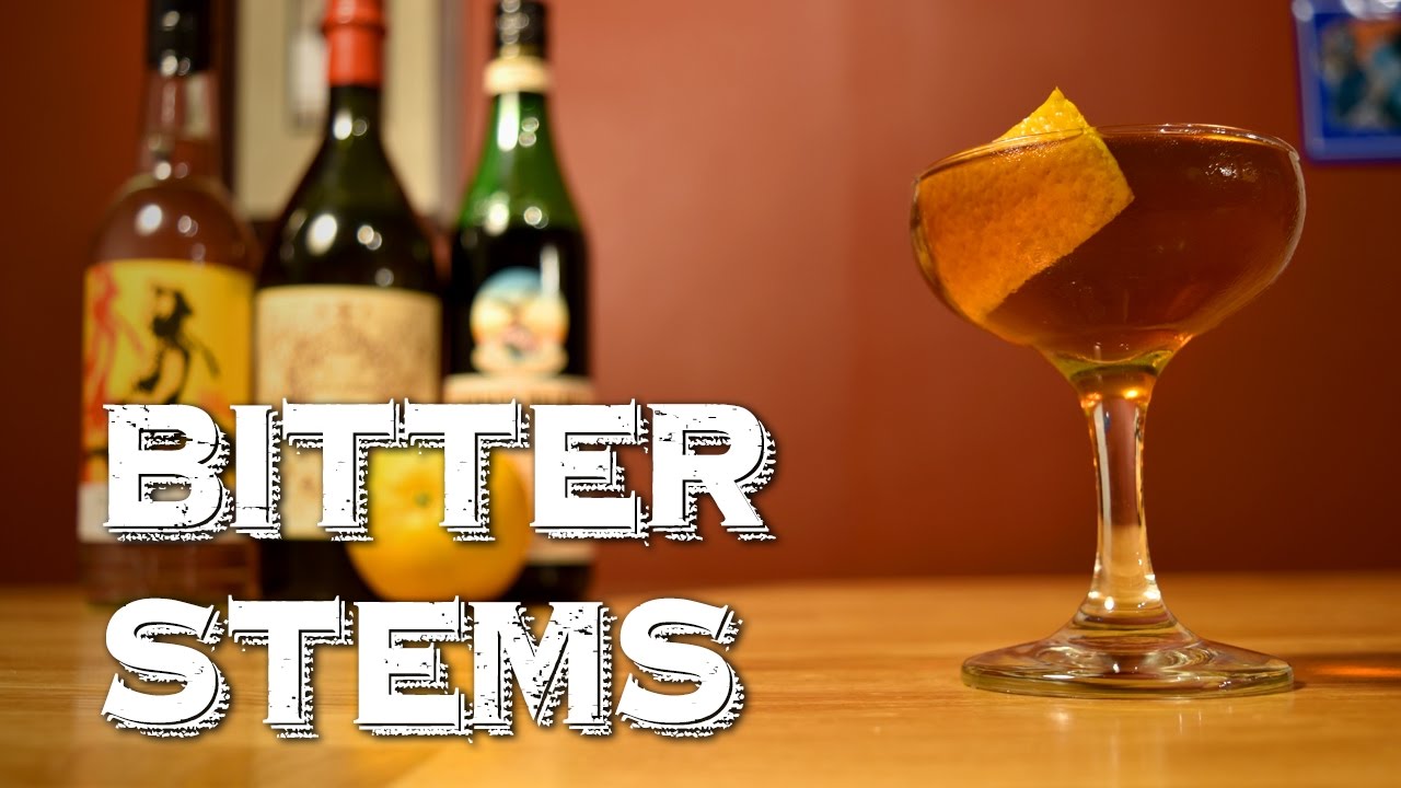 Bitter Stems - an Original Singani & Fernet Cocktail Inspired by a Film Noir